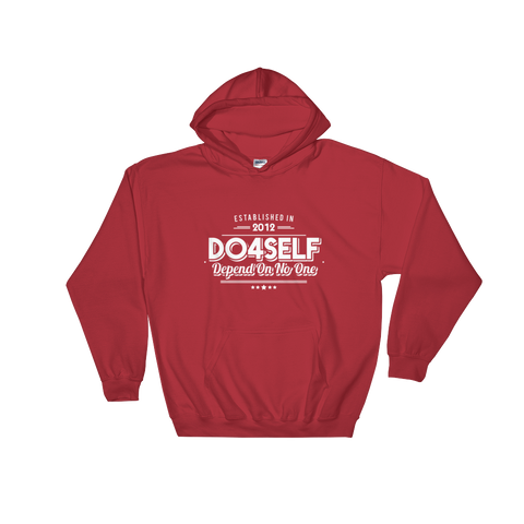 Do4Self Depend On No One Hoodie (Red/White)