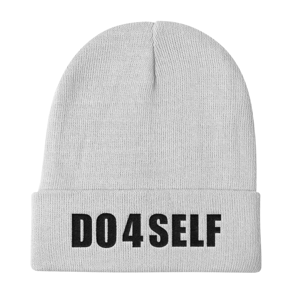 Do4Self Beanie White/Black