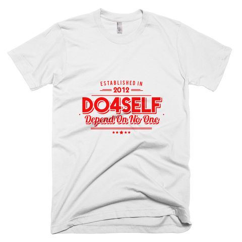 Do4Self Depend On No One T-Shirt (White /Red)